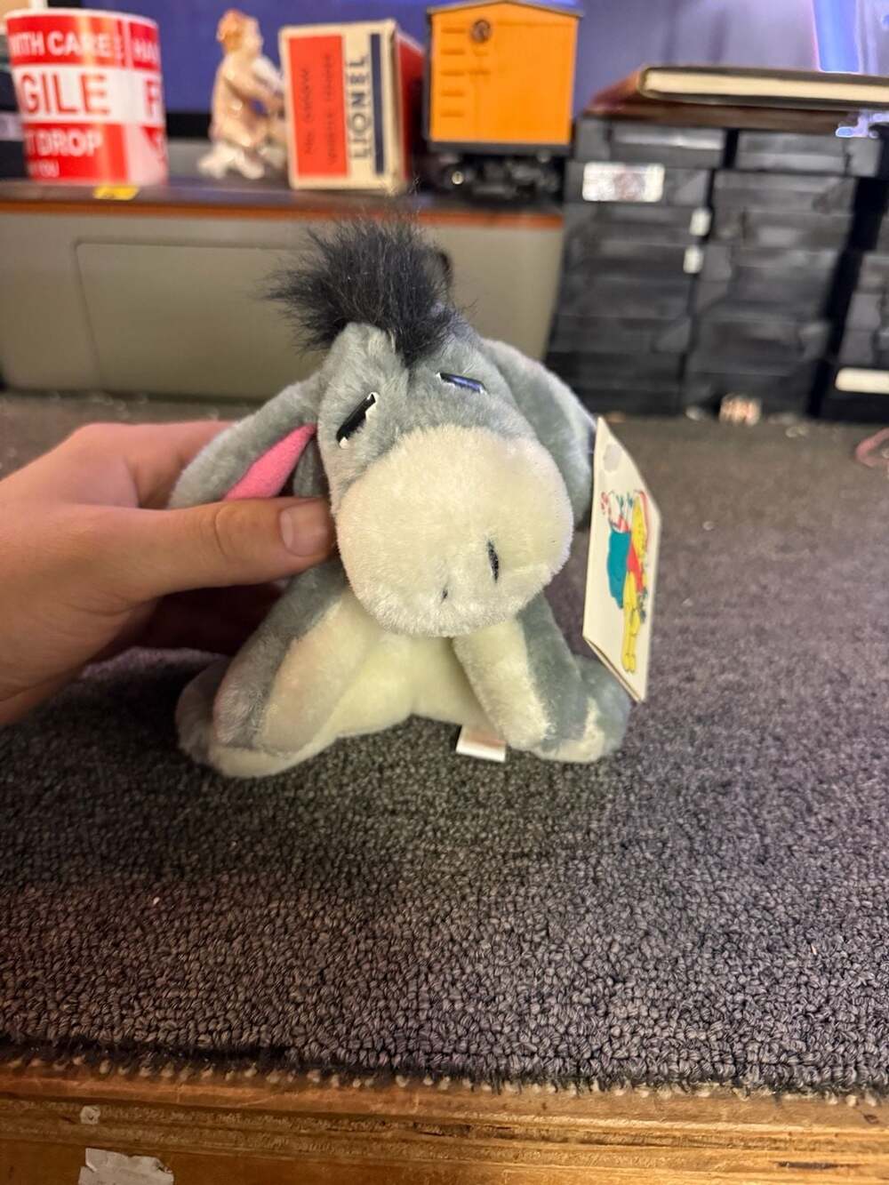 Vintage 1989 Sears Walt Disney Eeyore Stuffed Animal Plush